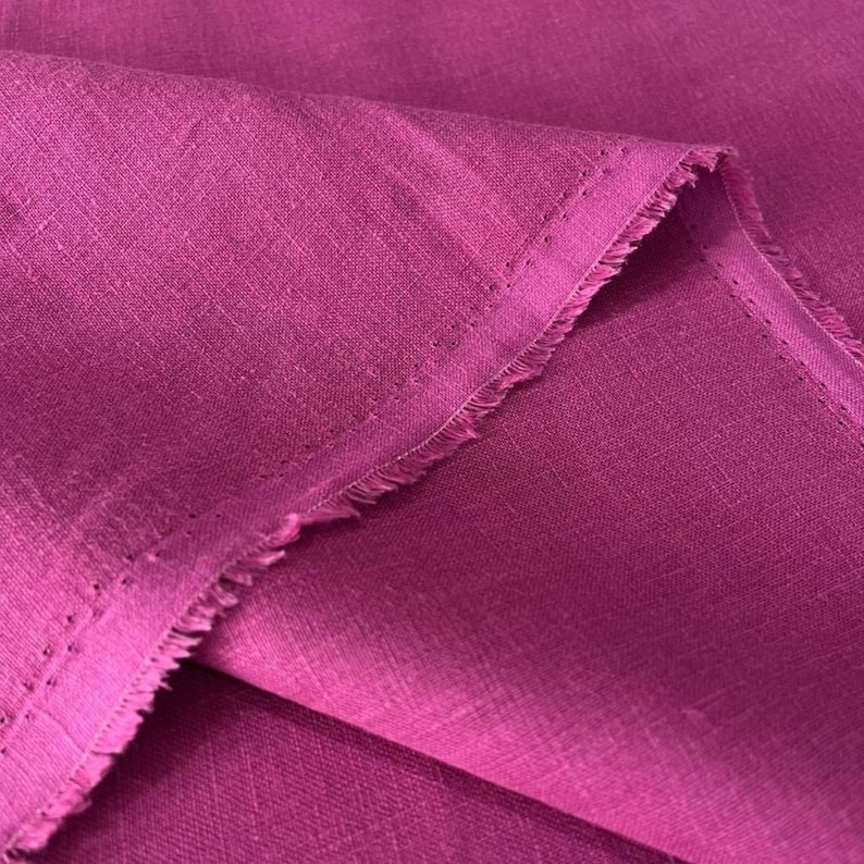 Washed Linen Soft Fabric by the Yard / 100 Linen Fabric / Etsy