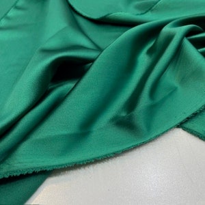 Emerald Green Acetate Satin Fabric: Evening Dress Designer Fabric