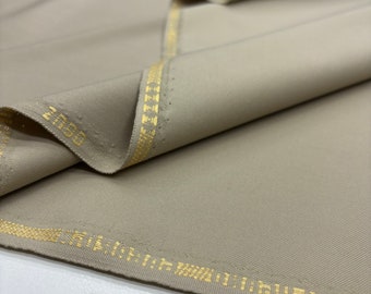 Open Mink Color Suit Fabric, Gabardine Fabric, Pants/Jacket Fabric, Men&#39;s and Women&#39;s Clothing Fabric, (150cm/1.64Yards/57 inches width)