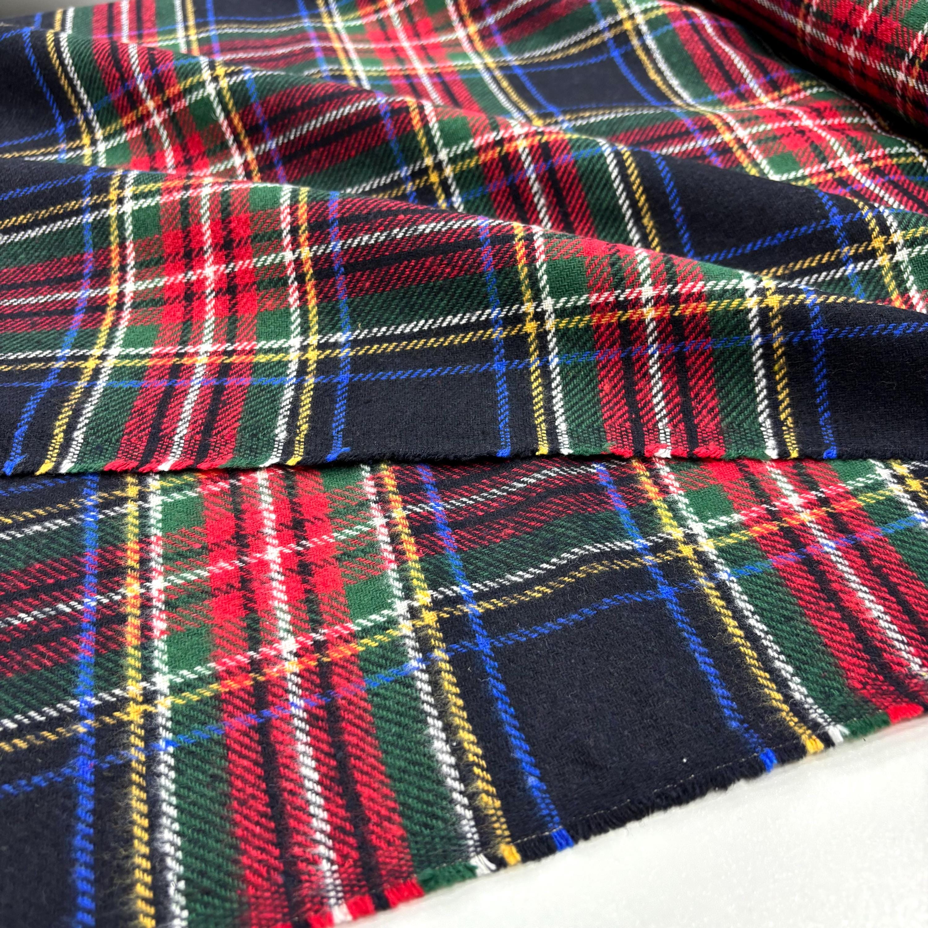 Tessuto Cotone Tartan Beige | Mondial Tissus - Foto 4