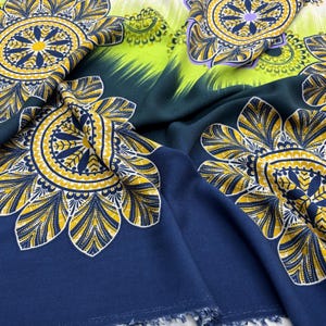 Lightweight Soft Drapey 100% Viscose Fabric – Summer Viscose Fabric for Dress, Skirt, Blouse | Fabric by the Yard (150 cm / 1.64 yd / 57 in)