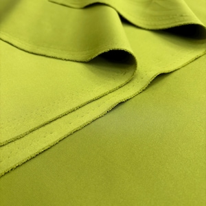 Vibrant Green Luxury Scuba Fabric, Stretch Fabric for Dresses, Pants, Jackets, Diving Suits, Car Seat Covers(150 cm(58 inches or 1.64 yards)