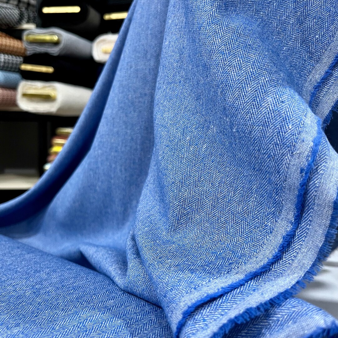 Herringbone Pattern 100 Cotton Fabric for Pants Jackets Etsy