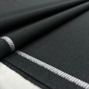 Smoked Wool Luxury Suit Fabric, Wool Gabardine Fabric, Pants/Jacket Fabric, Men&#39;s-Women&#39;s Clothing Fabric, (150cm/1.64Yards/57 inches width)