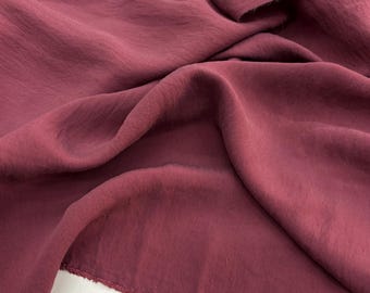 Washed Cupro Fabric – Soft Lightweight Sustainable Material for Dresses, Clothing & Home Textiles | 140 cm