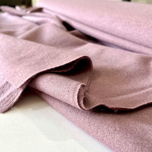 Dusty Rose Wool Felt Fabrics, Coat Dress Skirt, Upholstery Fabric by Yard, Home Textile Fabric, Clothing Fabric(1.64 yards or 59 inch width)