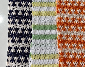 Zigzag Pattern Knitted Fabrics (150cm or 1.64 yards or 57 inches width) Home Decor Fabric, Pareo, Jersey fabric, Luxury Fabric
