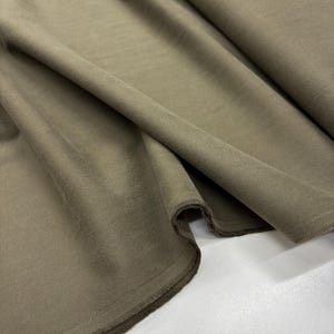 Green Stonewashed Cotton Denim Canvas Fabric – Soft Heavyweight for Pants, Jeans & Shirts | 150 cm