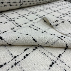 Cotton Tweed Fabric – Soft Wool Blend Material for Suits | 150 cm / 57 in Width
