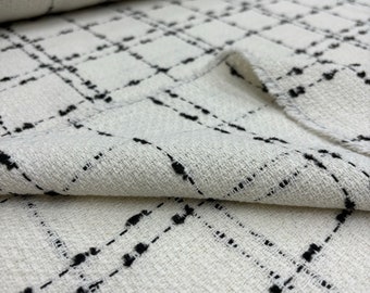 Cotton Tweed Fabric – Soft Wool Blend Material for Suits | 150 cm / 57 in Width