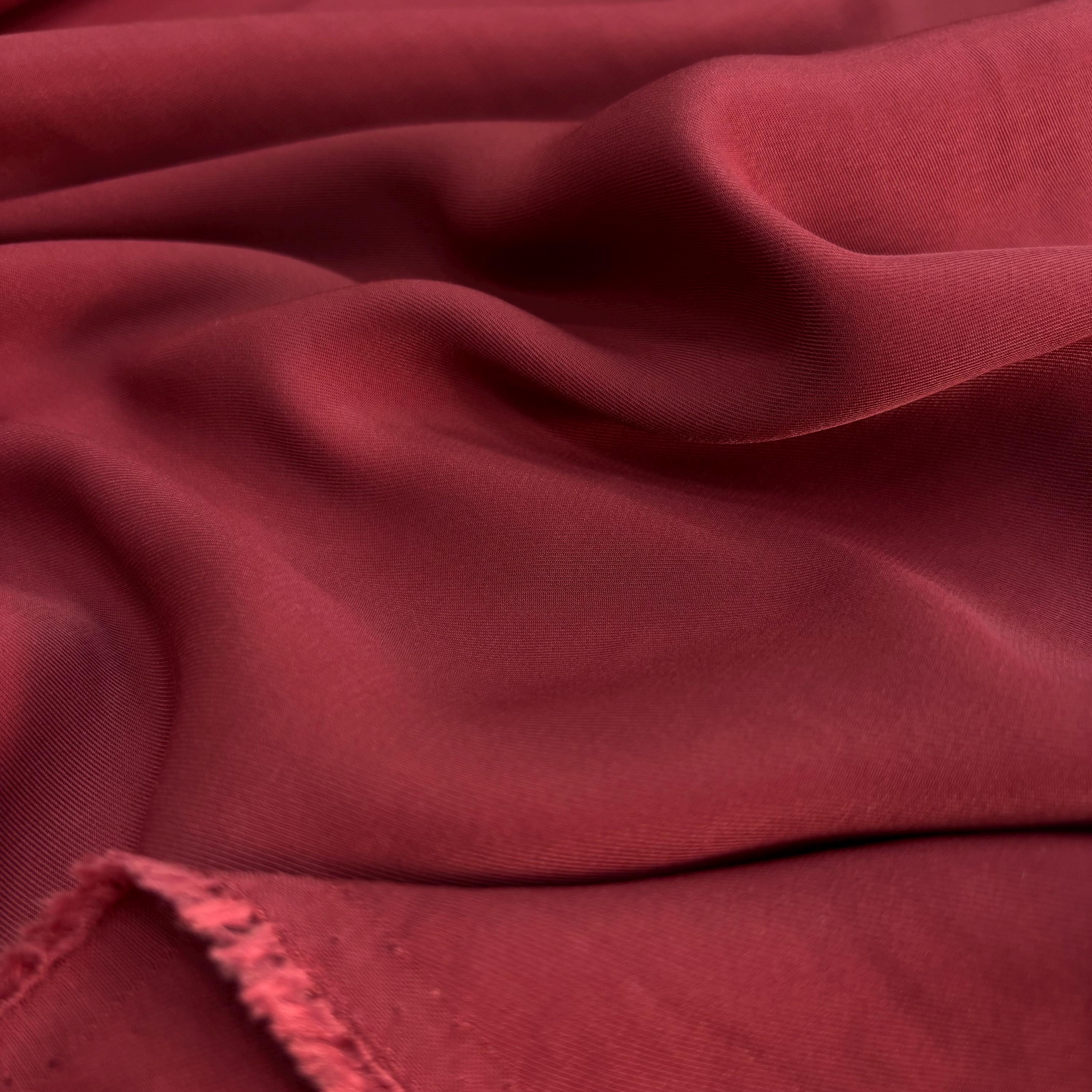 Burgundy Rayon Cotton Cupro Fabric – Wrinkle-resistant Soft Burgundy Rayon Cotton Cupro Fabric – Wrinkle-resistant Soft