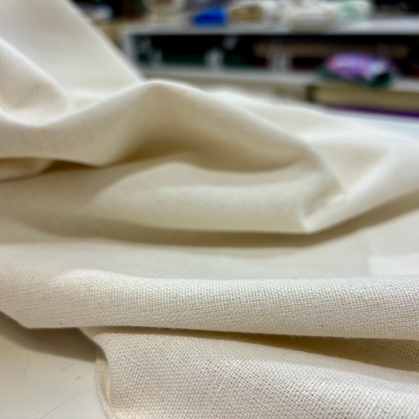 Extra Wide Linen Fabric, Beige Linen Fabric Yard, 100% Cotton Linen Fabric, Home Textile, Upholstery Fabric, 240cm (94,48inch)Width Linen