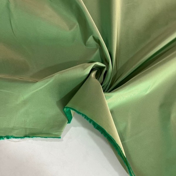 Tissu taffetas vert pistache, tissu de haute qualité pour vêtements (largeur 150 cm//1,64 yard//57 inc) Taffeta polyester