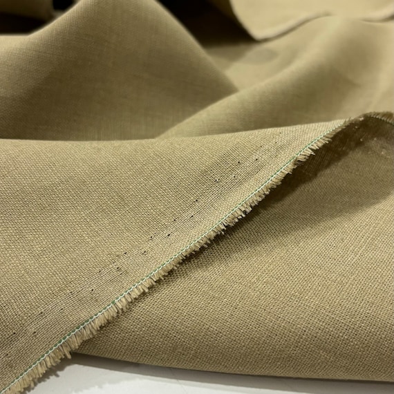 100% Natural Linen, Heavyweight Fabric for Clothing and Home (59in width)