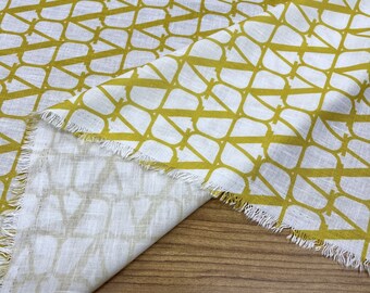 Italian Design Linen Fabric: Soft Wrinkle-Free Blend  150cm/59in wide