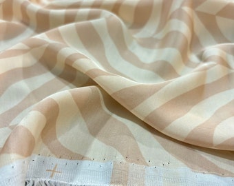Luxurious Custom Printed Cupro Fabric, Dressmaking (150cm/57in width)