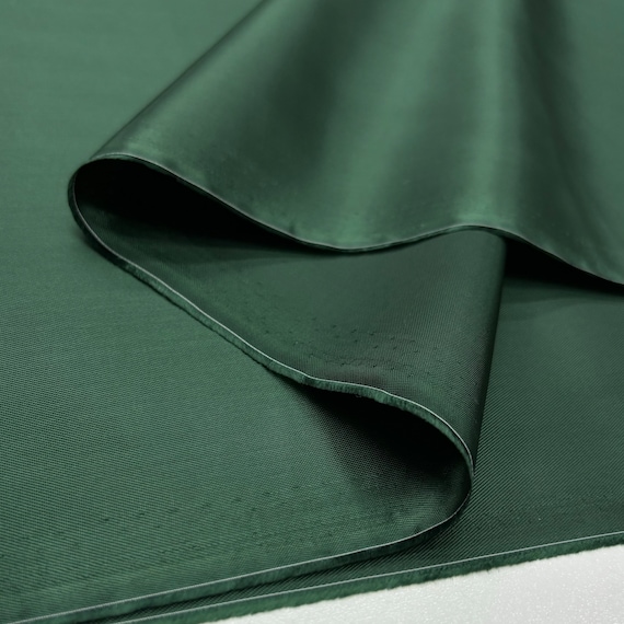Emerald Green Silky Lining Fabric: 95% Polyester, 150cm Wide - Etsy