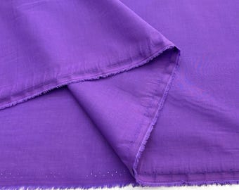 Lila-fliederfarbener Baumwollvoile – leichtes, transparentes Material