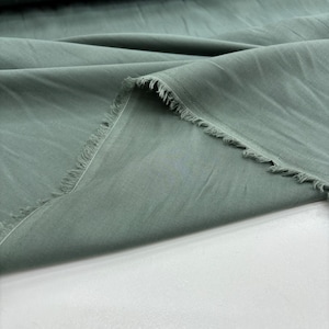 Pastellgrüner Voile-Stoff aus 100 % Baumwolle, leichter Baumwollstoff, Baby- und Kindertextilien,  (Breite 150 cm/58 Zoll/1,64 Yards)