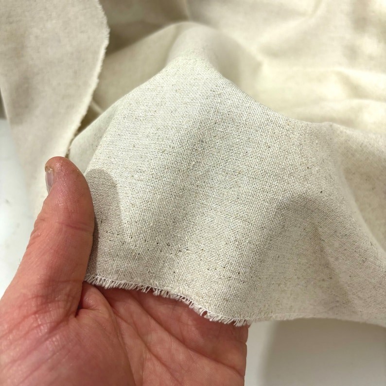 Linen Blend Upholstery Fabric Thick Durable Sofa Curtain Home Decor Material 150 cm Wide