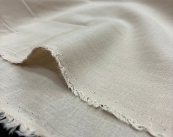 Cream Beige 100% Cotton Voile Fabric, Lightweight Cotton Fabric, Baby and Child Textiles, Clothing Fabric(Width 150cm/58 Inch/1.64 Yards)