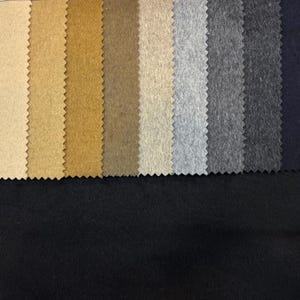 Italian High-Quality Wool Cashmere Fabric, Fabric by the Yard, Jacket-Skirt-Coat-Clothing Dress Fabric (150 cm//58 inch or 1.64 yards width)
