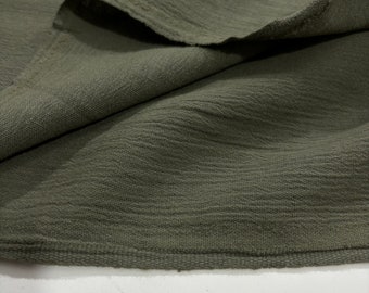 Natural Dark Green 100% Cotton Fabric, Fashion Fabric, Clothing Fabric, Summer Fabric, Dress Fabric(140cm/1.53 Yards/55 inches)