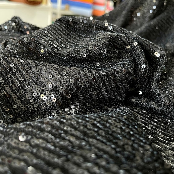sequin dress material Extra Dense 3mm Ruby Fabric by the Yard This fabric has a lot of sequins allover the fabric Red Glitz Sequin Fabric |