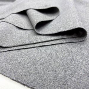 Tecido de lã cinza – material quente de inverno para casacos, jaquetas e ternos | 150 cm de largura