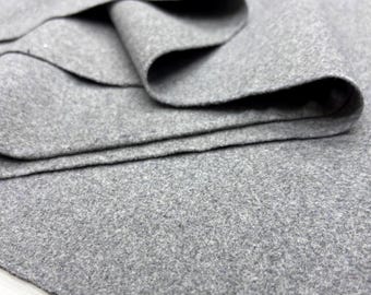 Grijze wollen stof – Warm wintermateriaal voor jassen, jacks en pakken | 150 cm breed