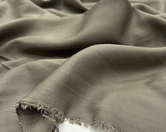 Green Cotton Viscose Fabric – Soft Breathable Drapey Material for Dresses| 150 cm Width