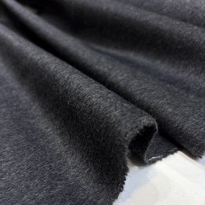 Italian Anthracite High-Quality Wool Cashmere Fabric by the Yard, Jacket-Skirt-Coat-Clothing Dress Fabric(150 cm or 58 inch or 1.64 yards)
