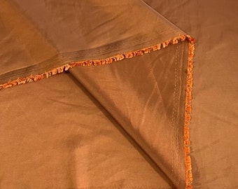 Tissu taffetas cuivre-orange, tissu de haute qualité pour vêtements (largeur 150 cm//1,64 yard//57 inc) Taffetas 100 % polyeste