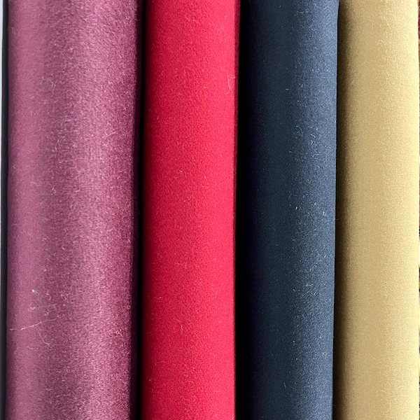 Luxury 100% Wool Cashmere Fabrics, Cashmere Wool Fabric by theYard, Jacket-Dress-Skirt-Coat Fabric (150 cm, 1.5 meters, or 1.64 yards)
