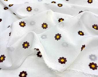 Baumwollvoile mit Blumenmuster: Leichtes, transparentes Material für Sommerkleider