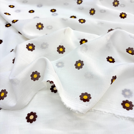 Floral Cotton Voile Fabric: Lightweight Sheer Material for Summer Dresses -  Etsy