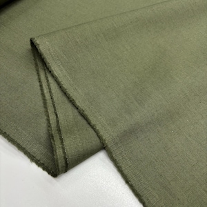 Green Cotton Linen Fabric: Natural Breathable Soft Linen Blend – Dress & Apparel 150cm Width