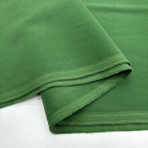 Tecido para casaco verde, tecido clássico moderno de inverno (largura de 55 polegadas)