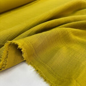 Olive Green Cotton Muslin Fabric – Double-Layered Soft Lightweight for Dresses & Clothing | 140 cm