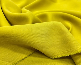 Weiches Gewaschenes Baumwoll-Cupro-Gewebe – Glattes, Atmungsaktives, Fließendes Material für Kleider, Blusen, Hemden | 150 cm Breite