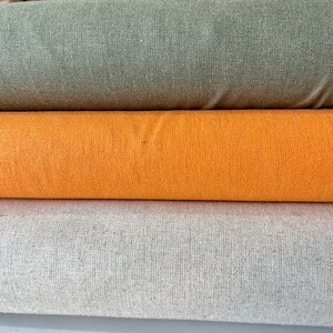 Natural Linen Fabric for Home Decor and Clothing by the Yard, 150cm/59in wide