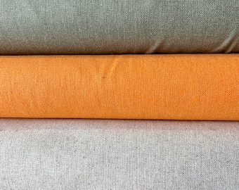 Tela de lino natural para decoración del hogar y prendas de vestir, cortada a medida, 150 cm/59 pulgadas de ancho.