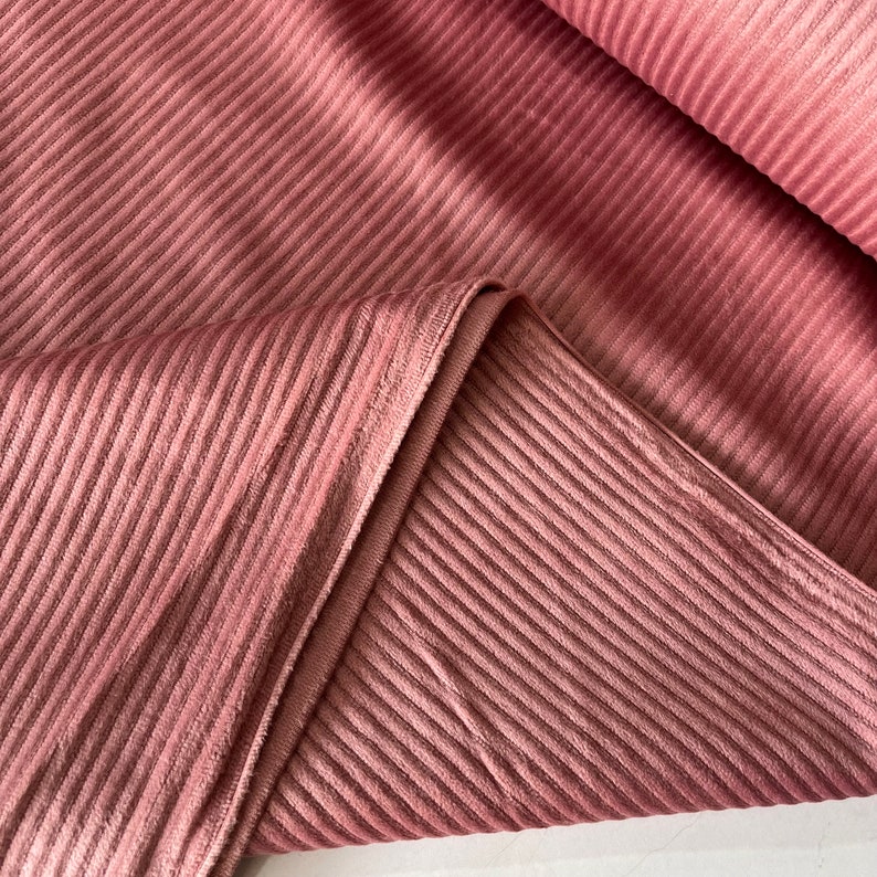 Dried Rose Color Elastic Corduroy Fabric Corduroy Fabric by Etsy