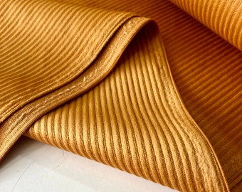 Mustard Color Elastic Corduroy Fabric, Corduroy Fabric by the yard, Dress, Skirt, Pants Corduroy fabric (150 cm, 1.5 meters, or 1.64 yards)