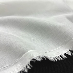 White 100% Cotton Voile Fabric, Lightweight Cotton Fabric, Baby and Child Textiles, Clothing Cotton Fabric (Width 150cm/58 Inch/1.64 Yards)