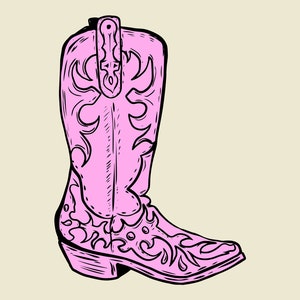 COWGIRL BOOT PRINT
