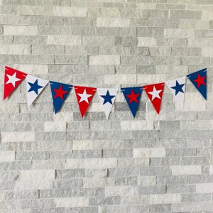 4th of July Banner, patriotic stars banner, fourth of july garland, patriotic decor, 4th of july party, party decor, labor day banner