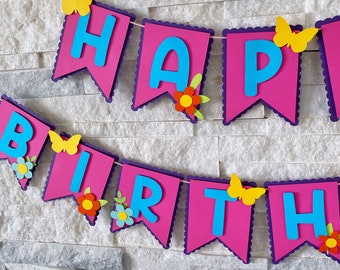 Encanto Happy Birthday Banner, Familia Madrigal birthday banner, Encanto Party Decorations, Encanto Theme Party Birthday Party