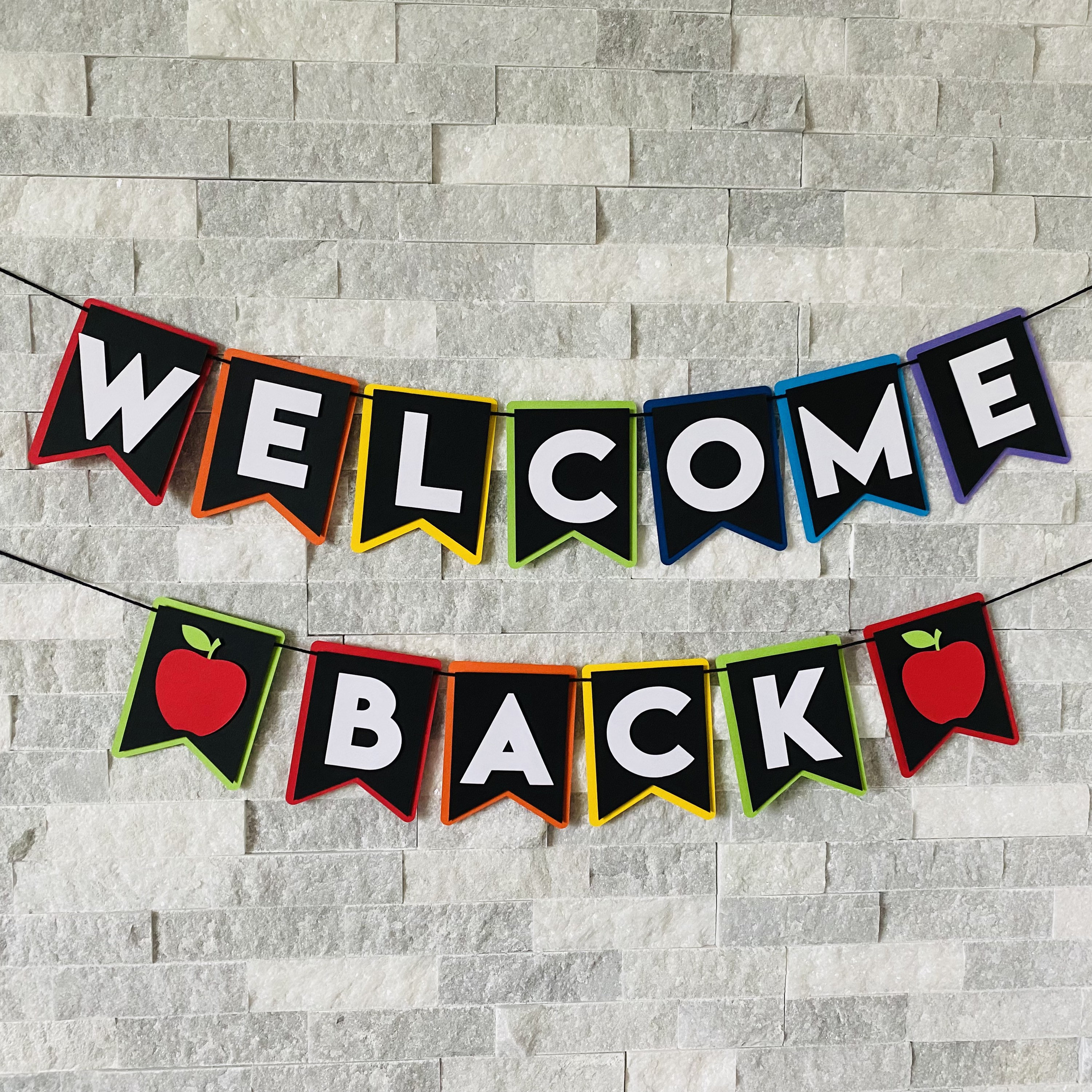 Welcome cheap back banner