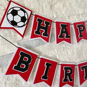 Soccer Birthday Banner, Personalized Soccer Birthday Banner, Sports Birthday Party, Soccer Party Decor, Soccer League Banner, Soccer theme